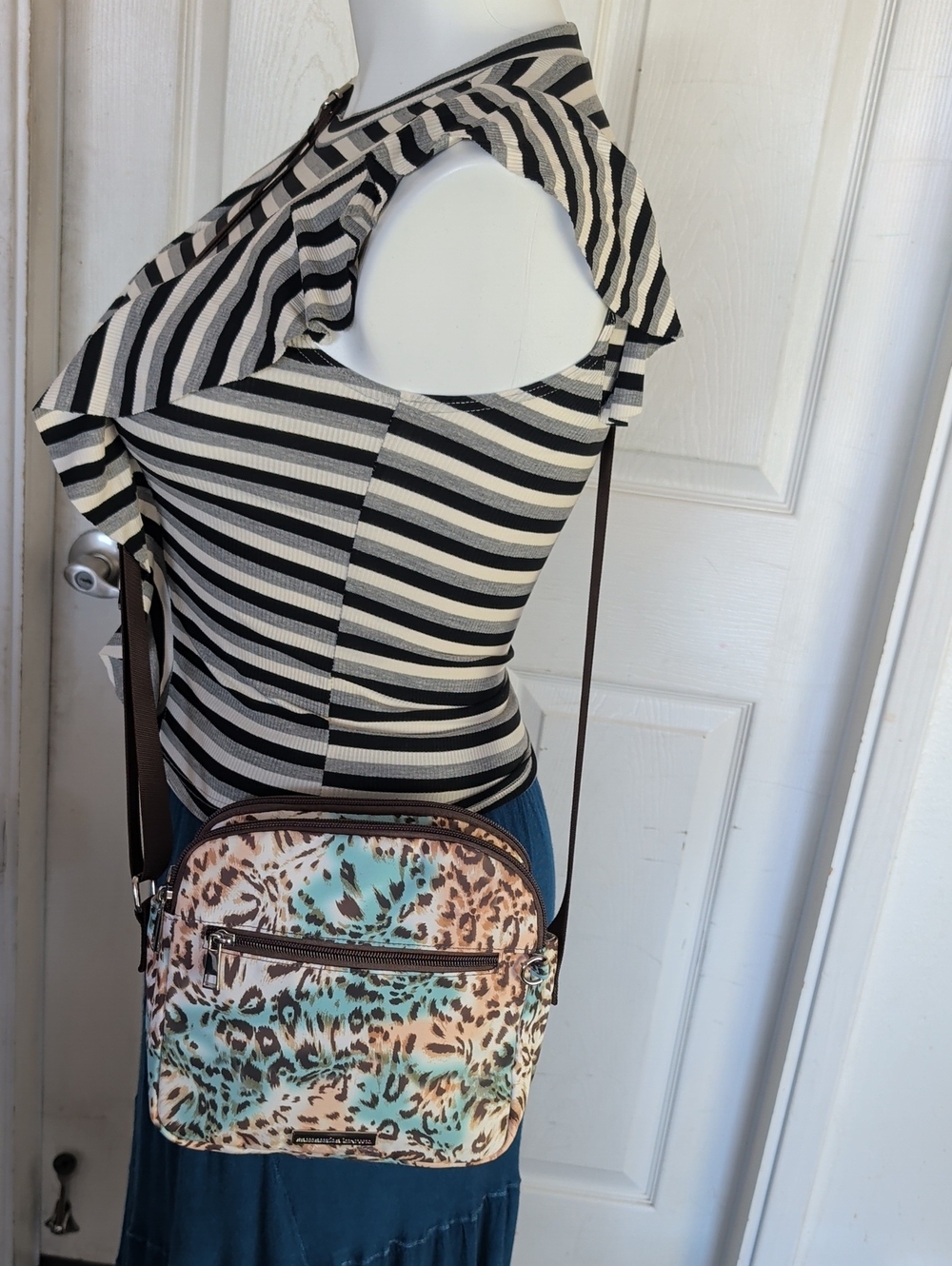 Samantha Brown To Go Triple Compartment Crossbody